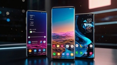 Samsung: The Leader in Android Innovation with futuristic foldable phones and AMOLED displays in stunning 8K resolution.