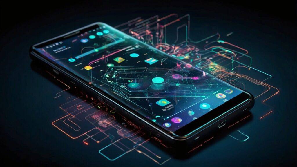 "Unusual Uses For Android Phone Sensors illustrated through futuristic abstract stock photography showing an Android smartphone with glowing sensor icons, holographic gyroscope patterns, motion detection graphics, ambient light effects, proximity signals, and innovative digital overlays in 8K ultra HD quality representing advanced Android technology applications"