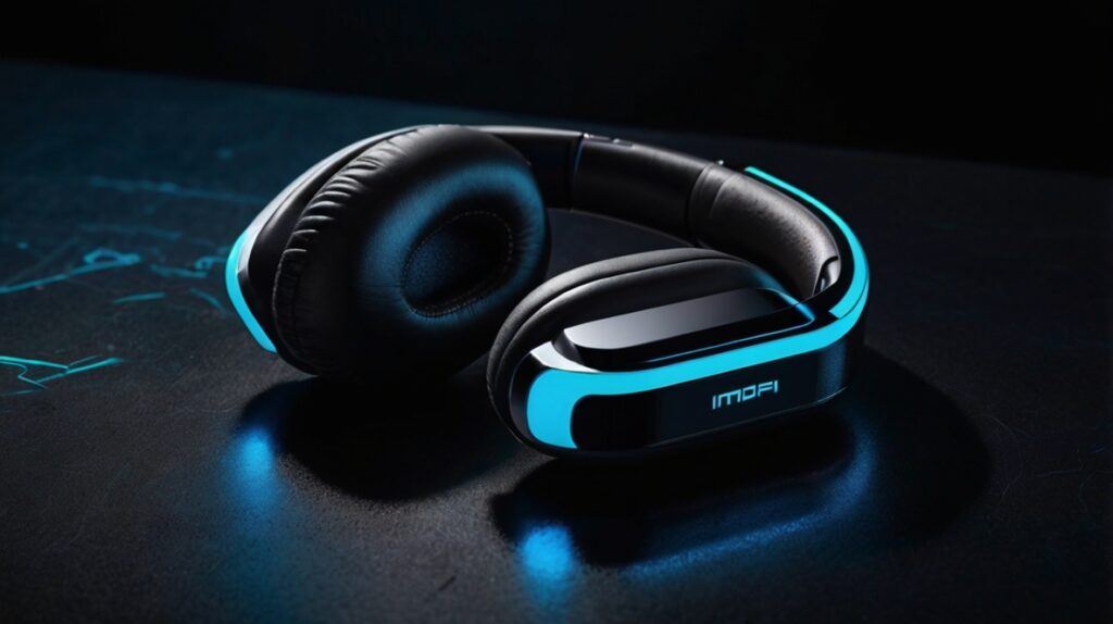 Top 10 Best Bluetooth Headsets For Android Phones In 2023 flat lay in 8K resolution, showcasing futuristic audio devices, premium design, wireless earphones, noise-cancelling headsets, modern Android accessories, glowing neon highlights, no living things.
