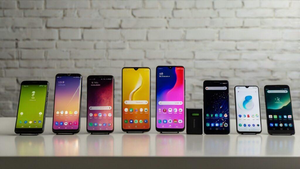 "Budget Android Phones With Long Battery Life displayed in ultra-detailed 8K resolution, featuring sleek affordable devices with glowing battery icons that highlight durability, endurance, and all-day usage performance for cost-conscious smartphone users"