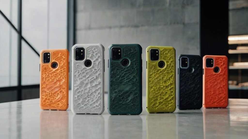 "How To Choose The Best Phone Cases For Android Smartphones – premium 8K stock photography showcasing a variety of protective and stylish Android smartphone cases including rugged shockproof covers, slim clear transparent cases, leather wallet folios, and designer cases arranged in a clean modern studio setup, highlighting durability, style, and functionality for Android smartphone users."